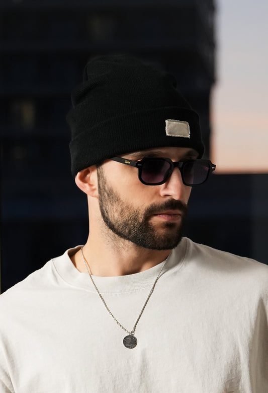 Blank Label Beenie - Black
