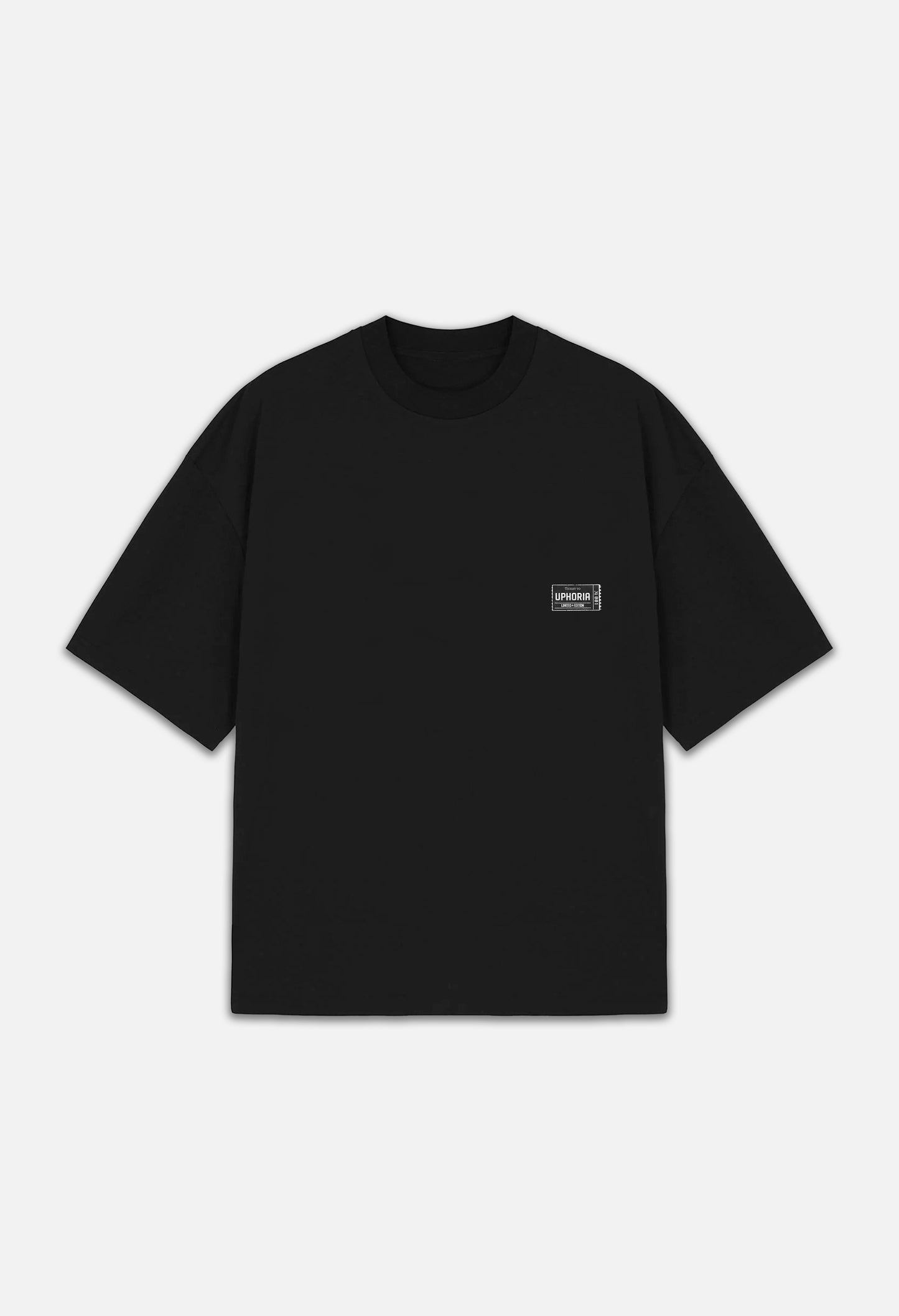 TICKET TO UPHORIA TEE FADED BLACK