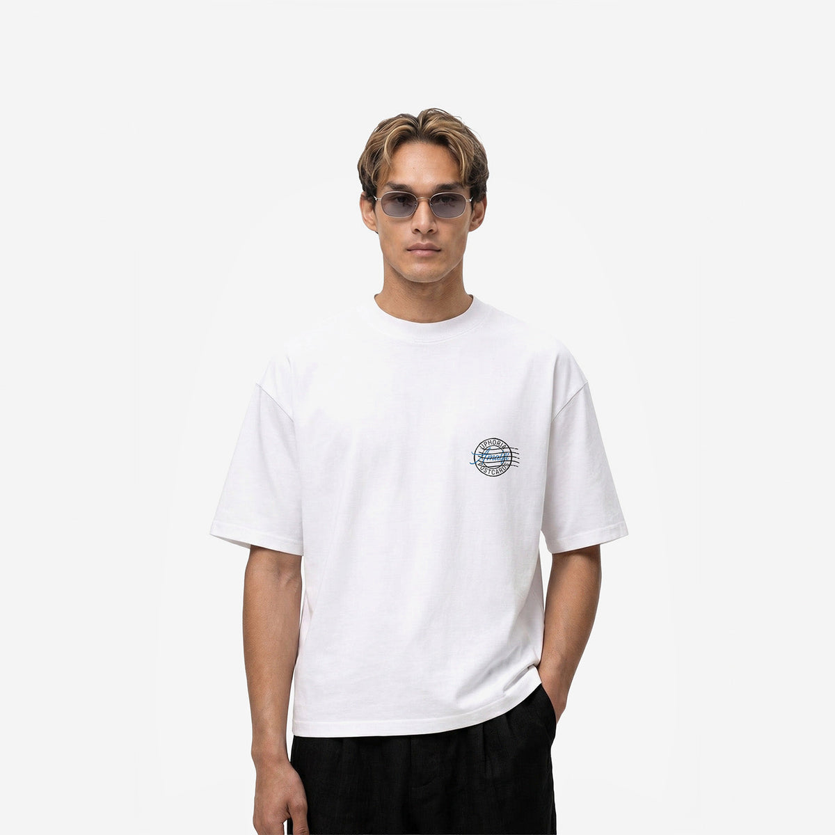 Costa Amalfitana Tee in White – worn by model