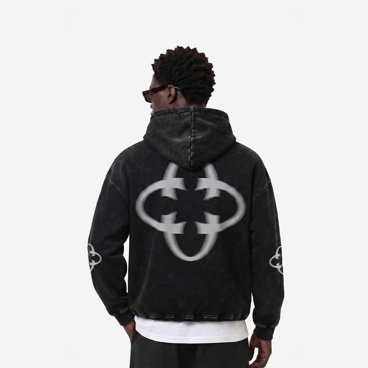 Emblem Motion Vintage Hoodie
