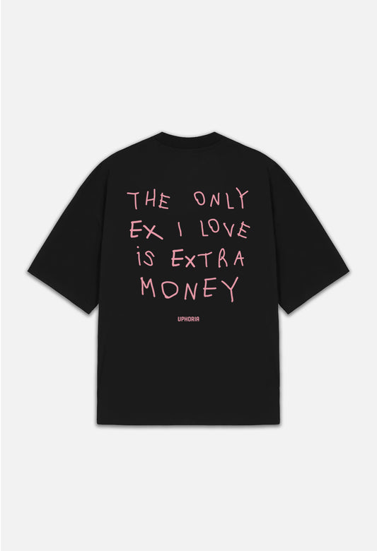 THE EX I LOVE TEE FADED BLACK