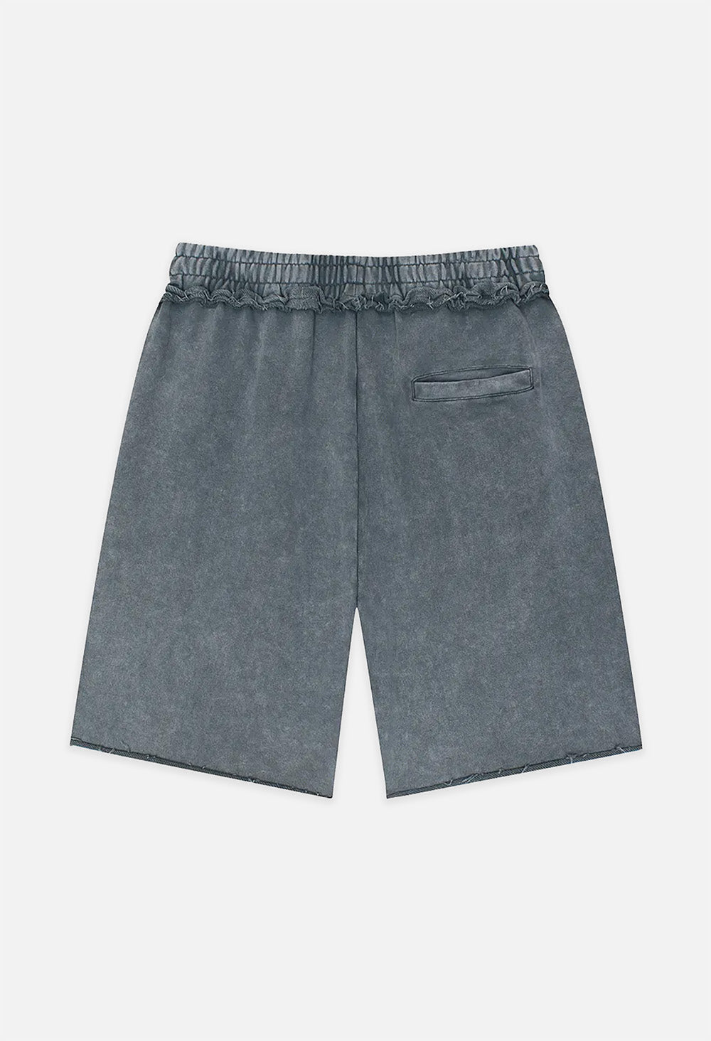 Raw Edge Emblem Shorts