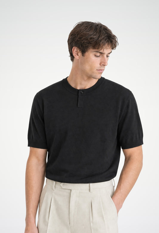 Como Henley Knit Tee