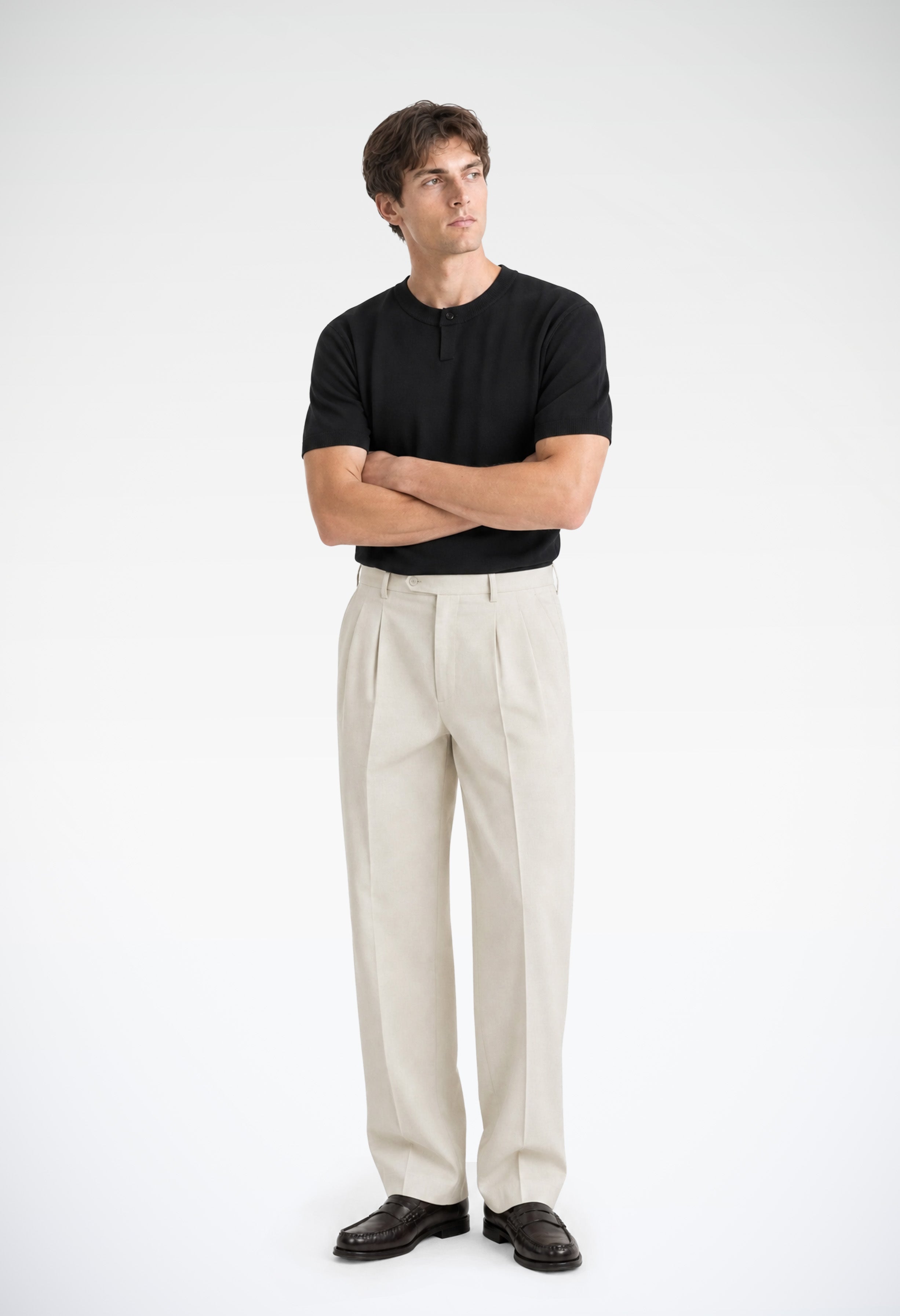 Como Henley Knit Tee