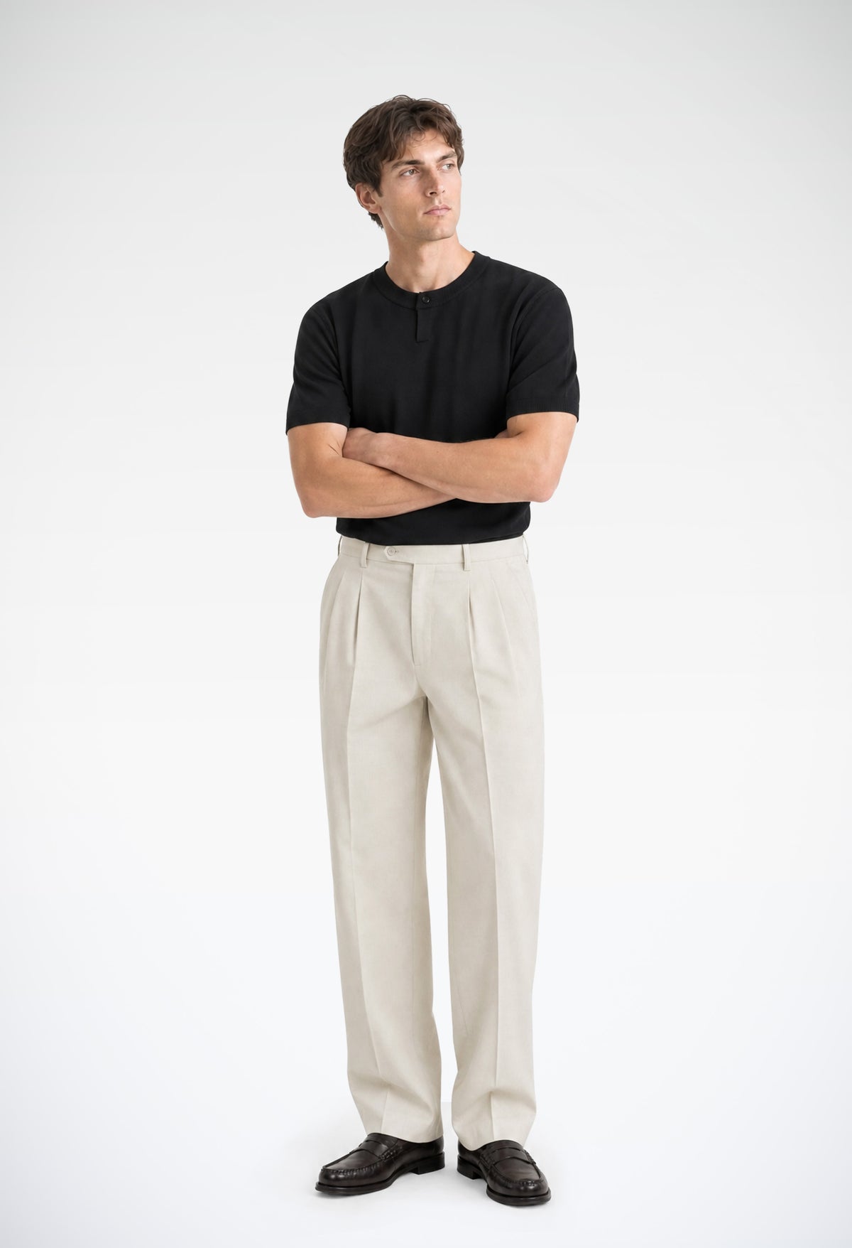 Como Henley Knit Tee