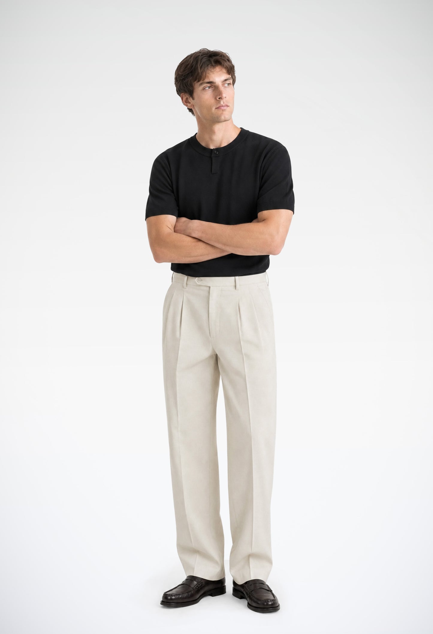 Como Henley Knit Tee