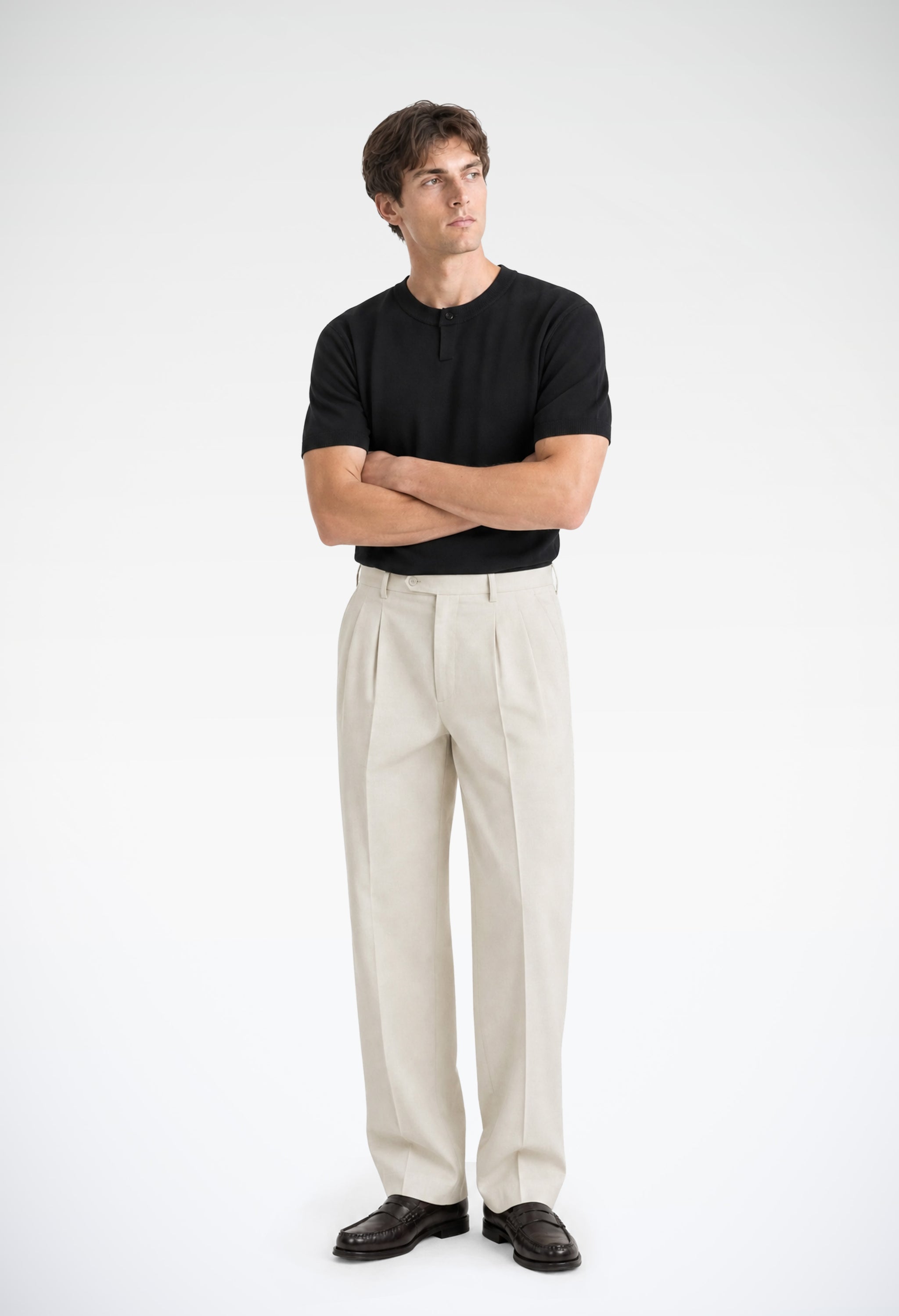 Como Henley Knit Tee
