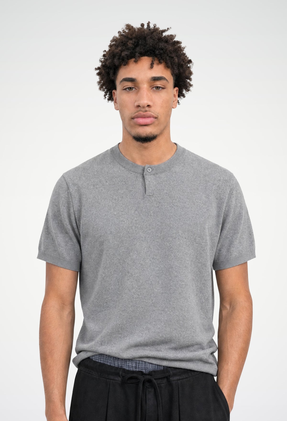 Como Henley Knit Tee