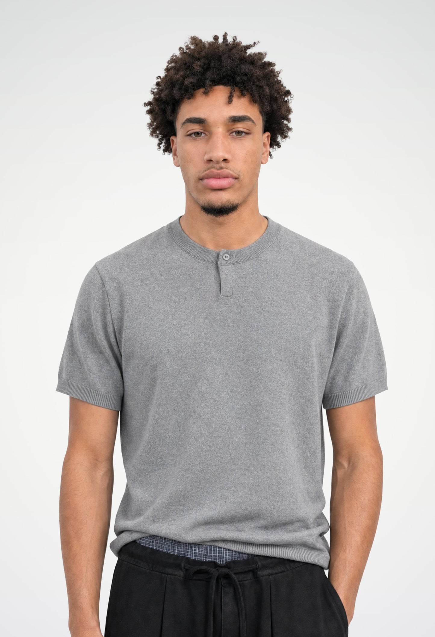 Como Henley Knit Tee