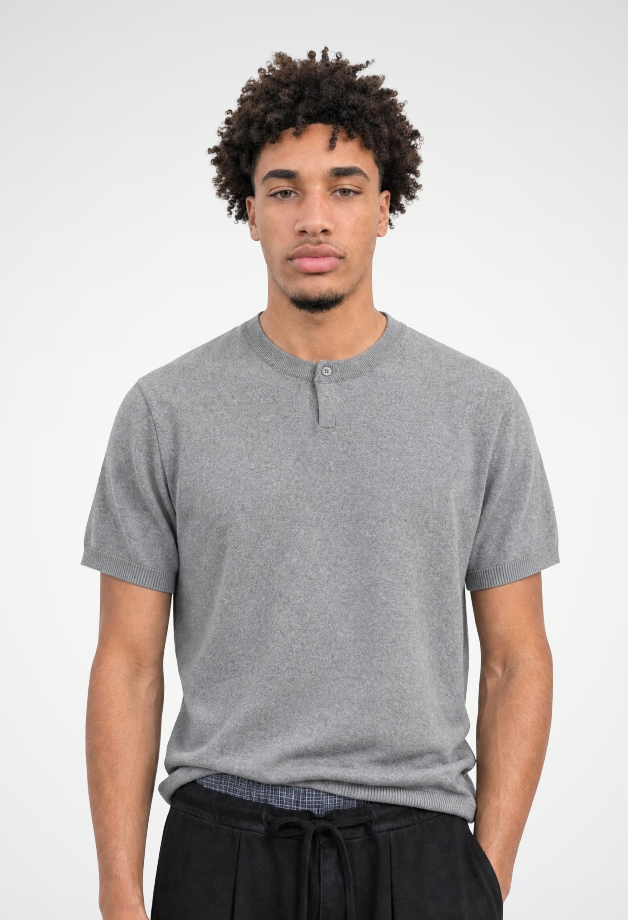 Como Henley Knit Tee