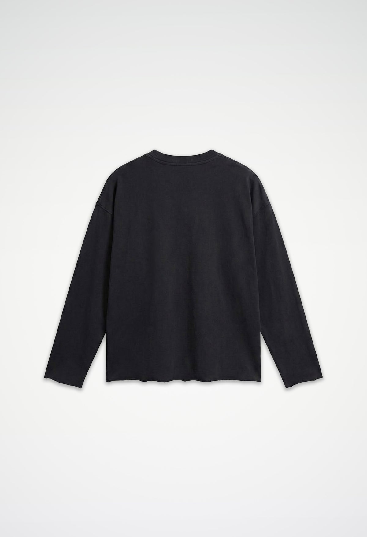 Raw Edge Long Sleeve Tee