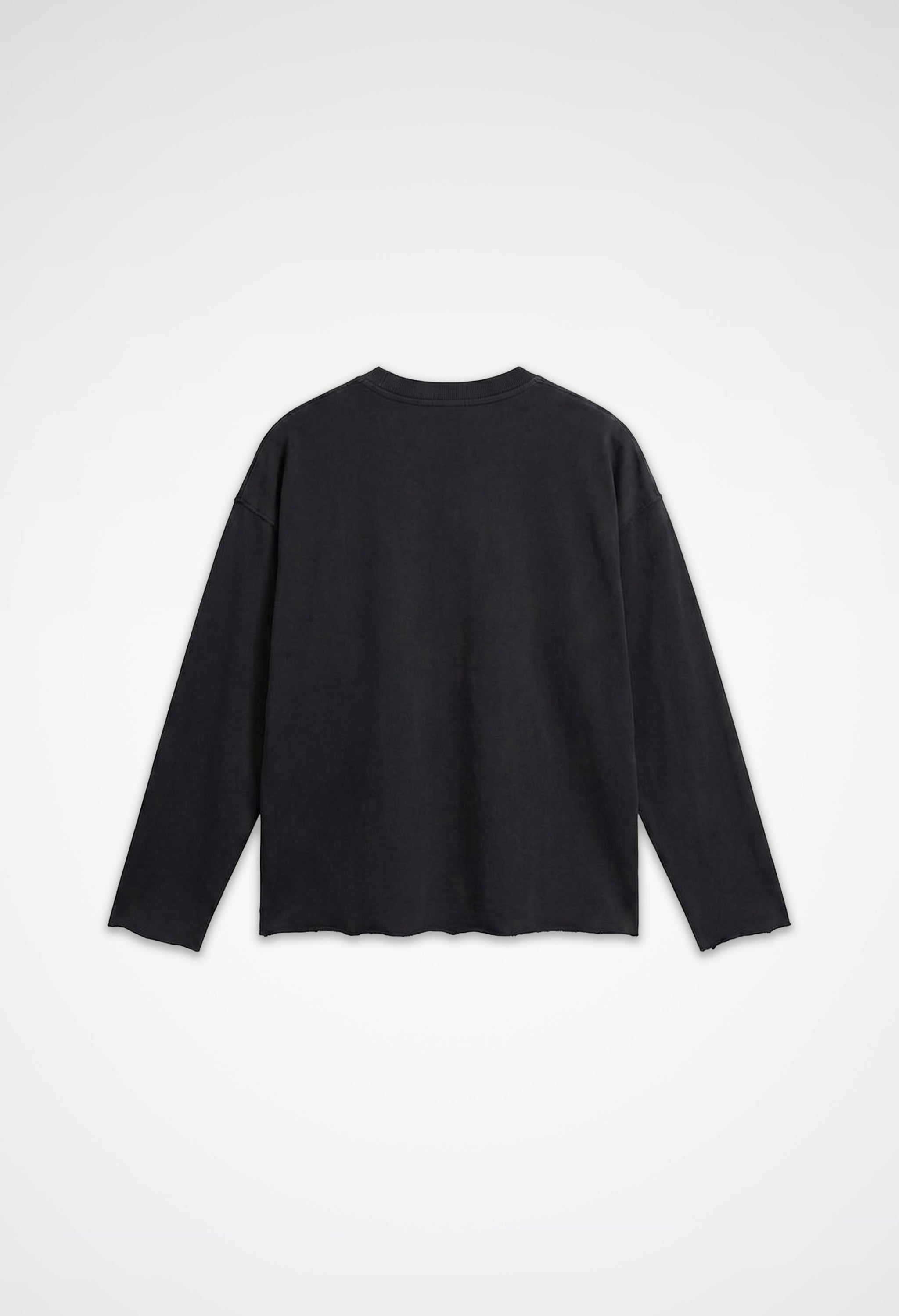 Raw Edge Long Sleeve Tee