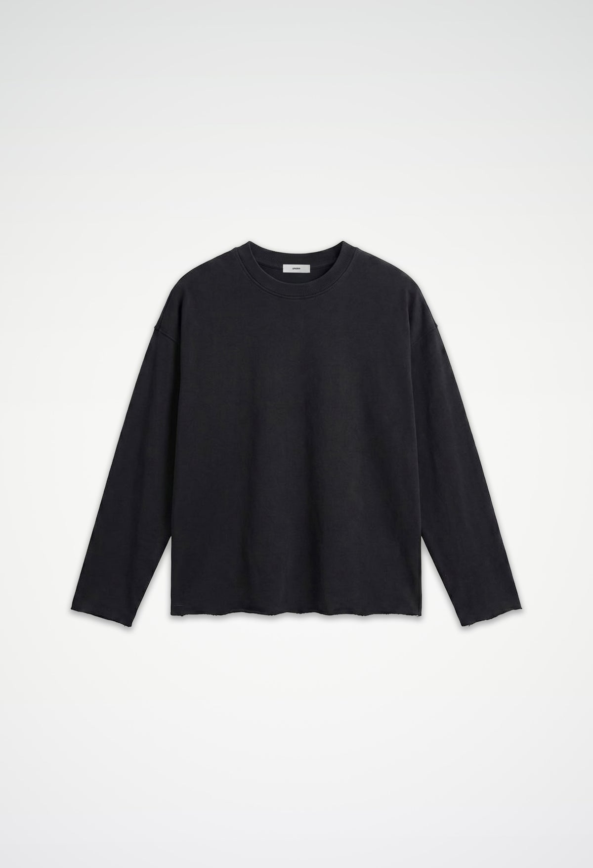 Raw Edge Long Sleeve Tee