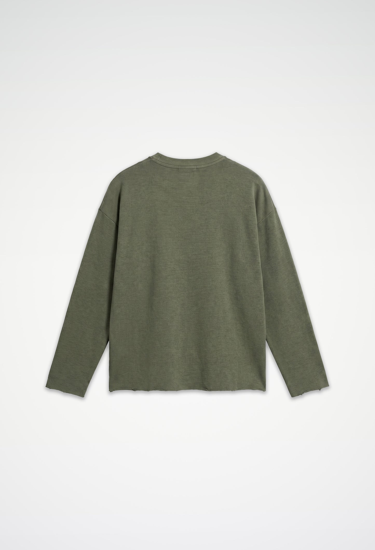 Raw Edge Long Sleeve Tee