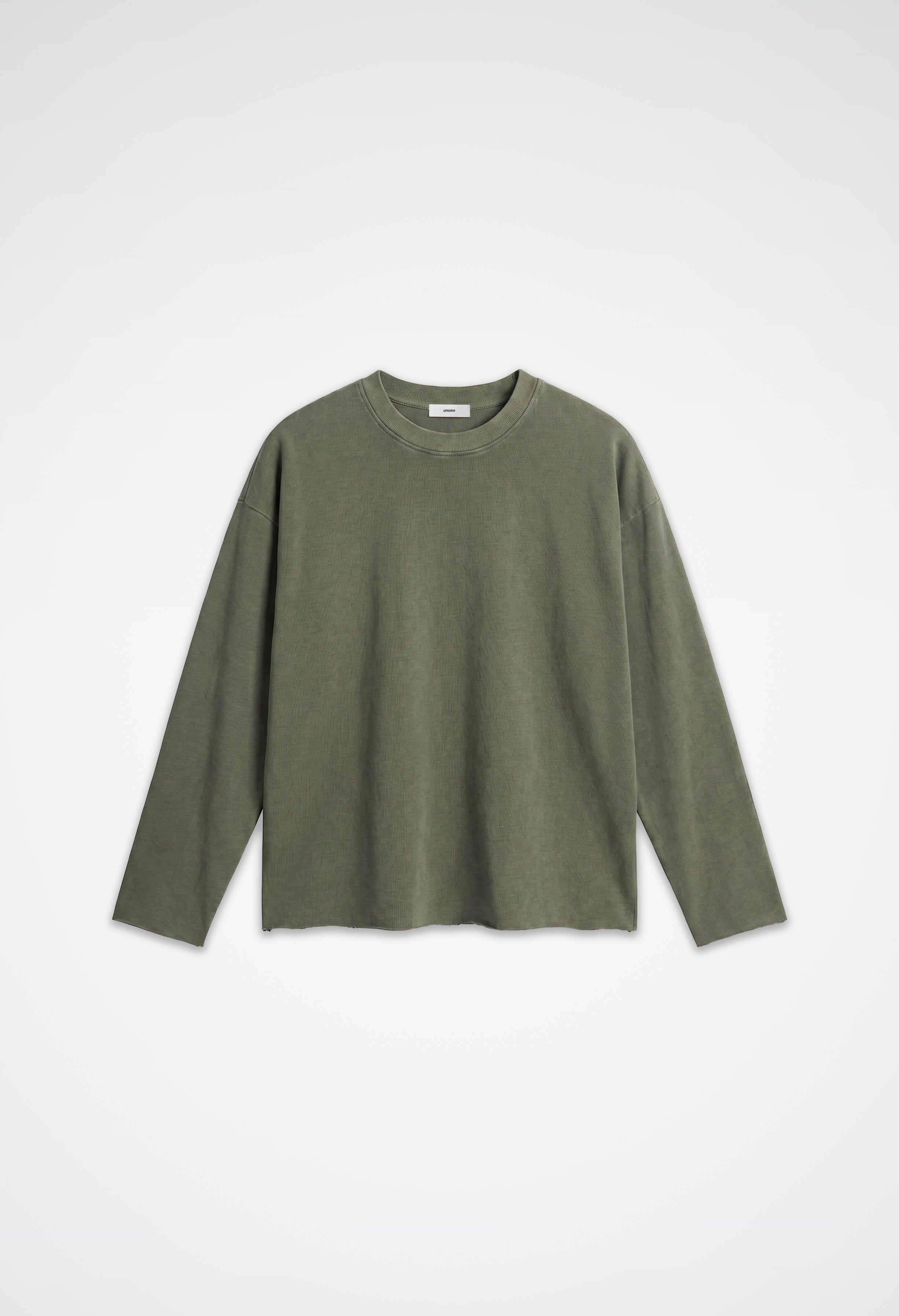 Raw Edge Long Sleeve Tee
