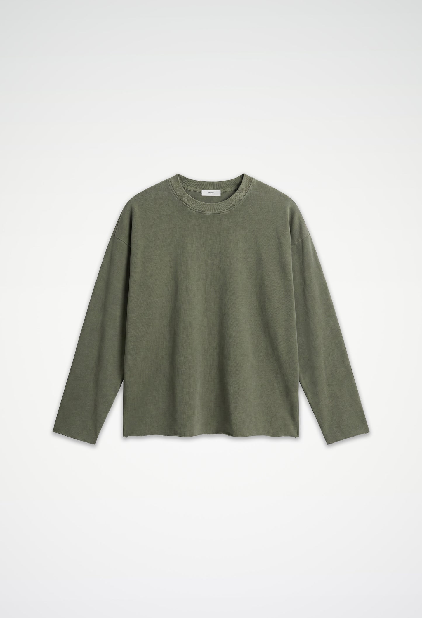 Raw Edge Long Sleeve Tee