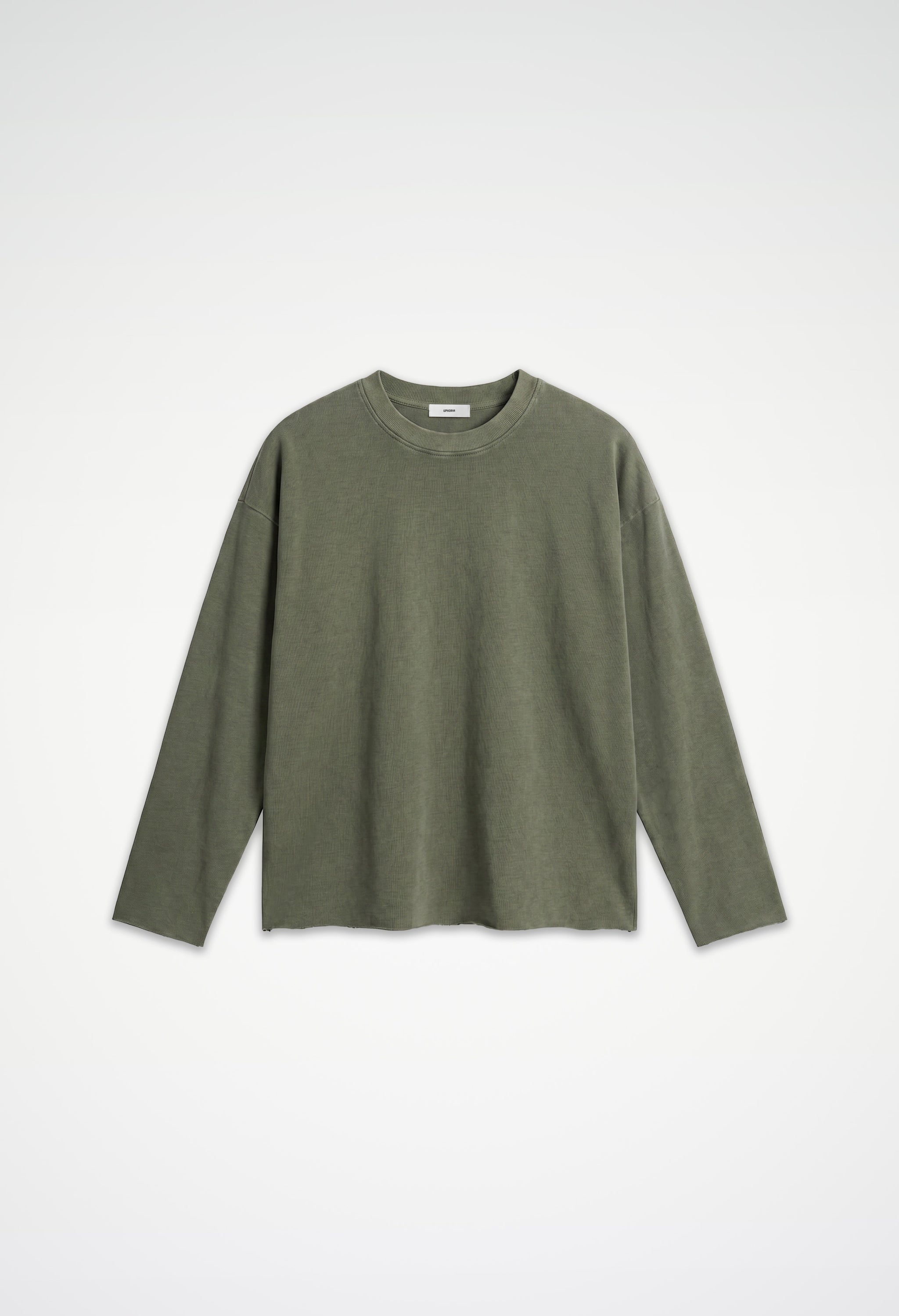 Raw Edge Long Sleeve Tee