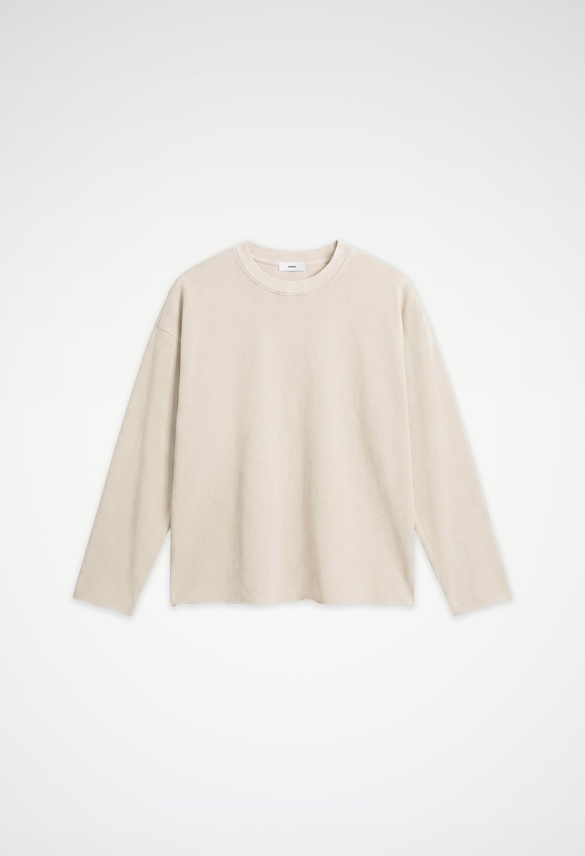 Raw Edge Long Sleeve Tee