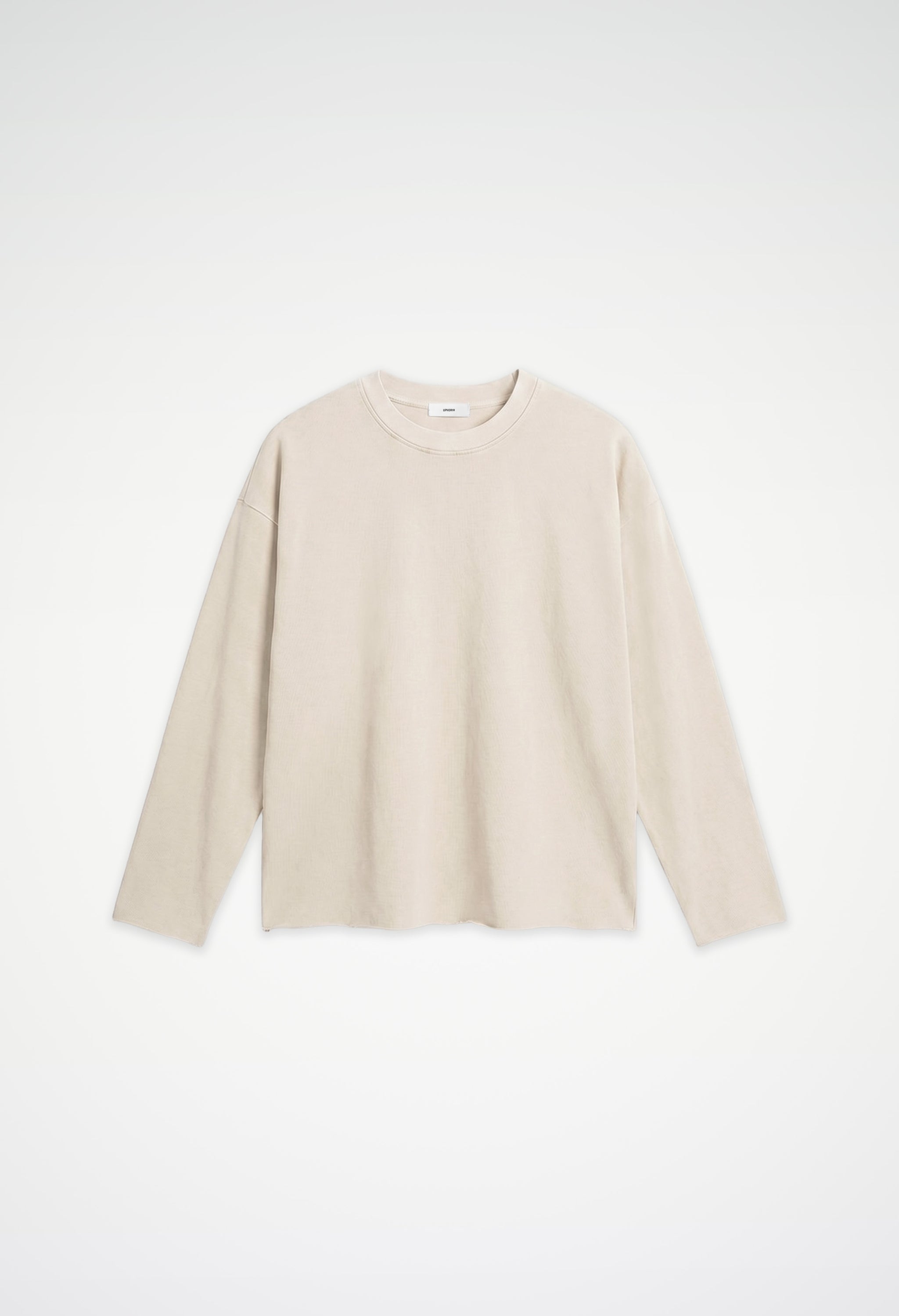 Raw Edge Long Sleeve Tee