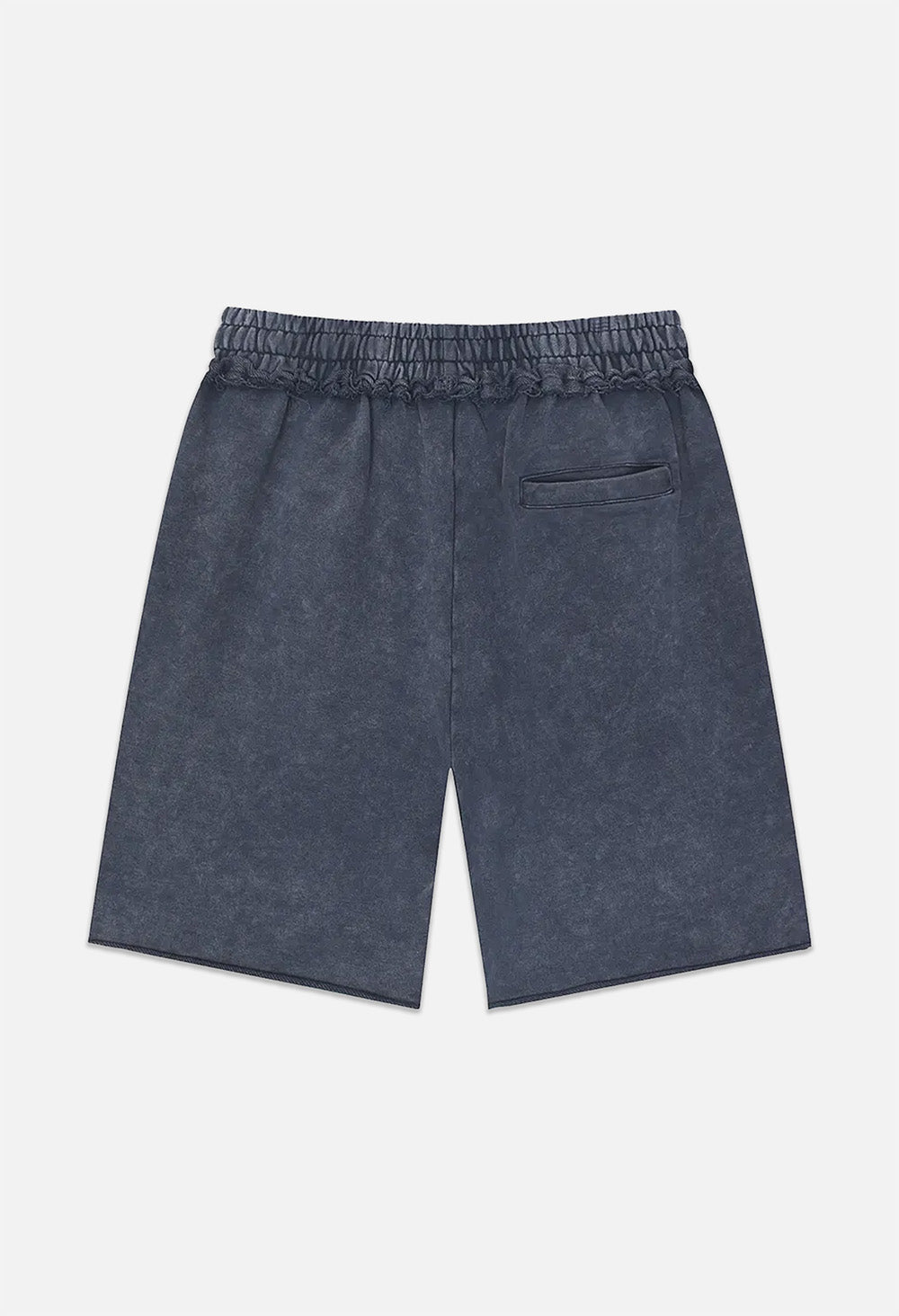 Raw Edge Emblem Shorts