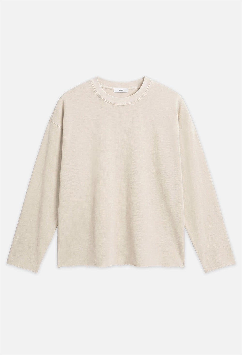 Raw Edge Long Sleeve Tee