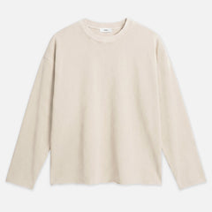 Raw Edge Long Sleeve Tee