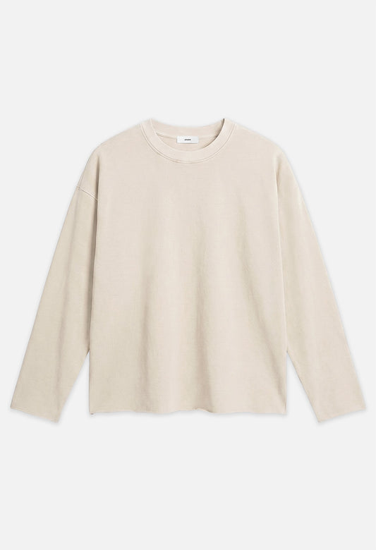Raw Edge Long Sleeve Tee