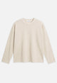 Raw Edge Long Sleeve Tee