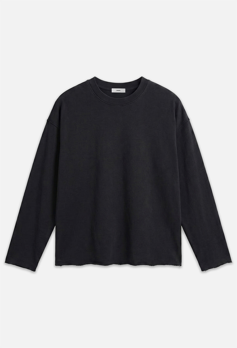 Raw Edge Long Sleeve Tee