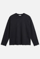 Raw Edge Long Sleeve Tee