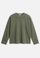 Raw Edge Long Sleeve Tee