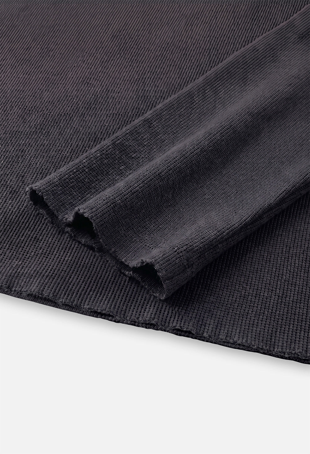 Raw Edge Long Sleeve Tee