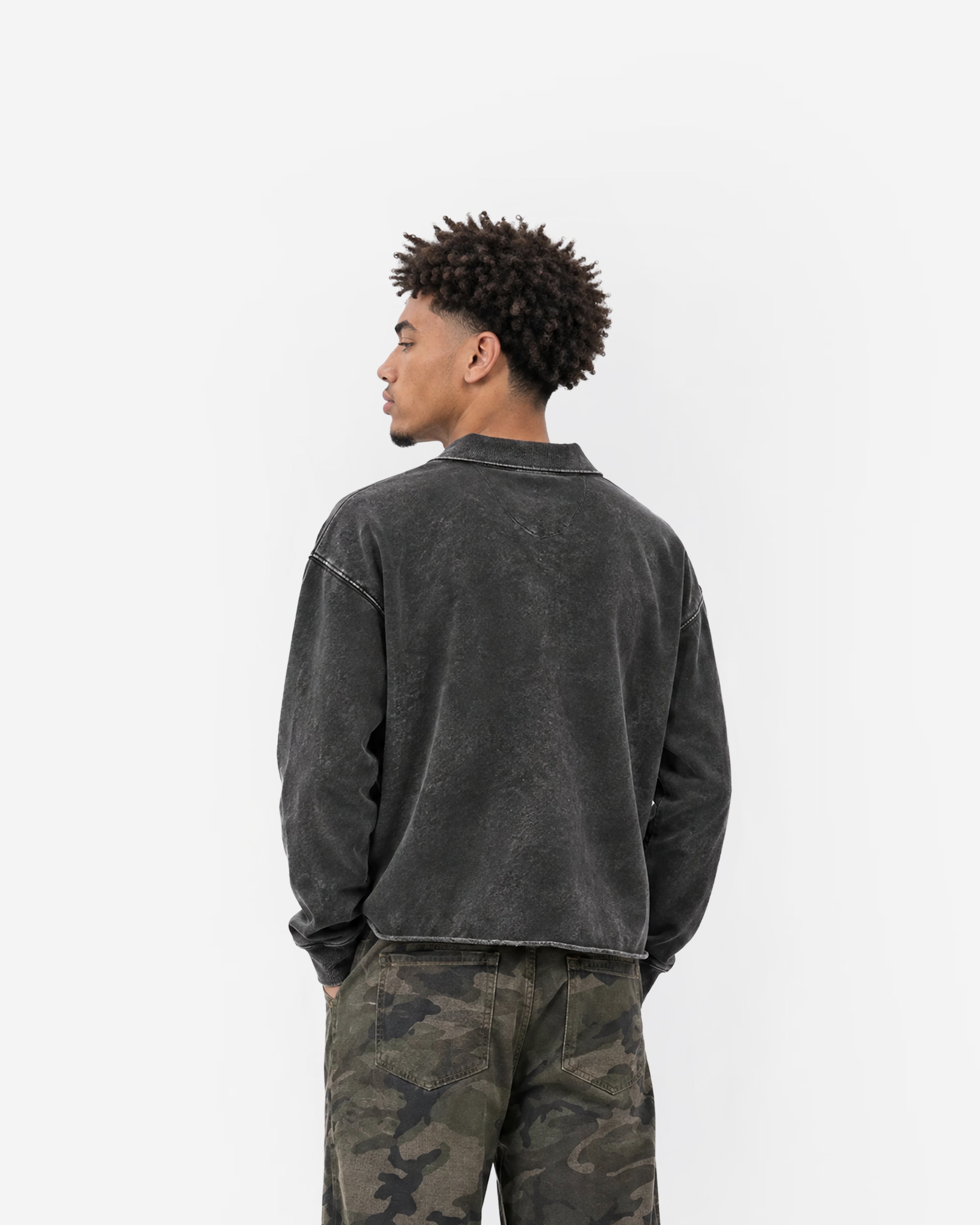 Raw Polo Sweatshirt