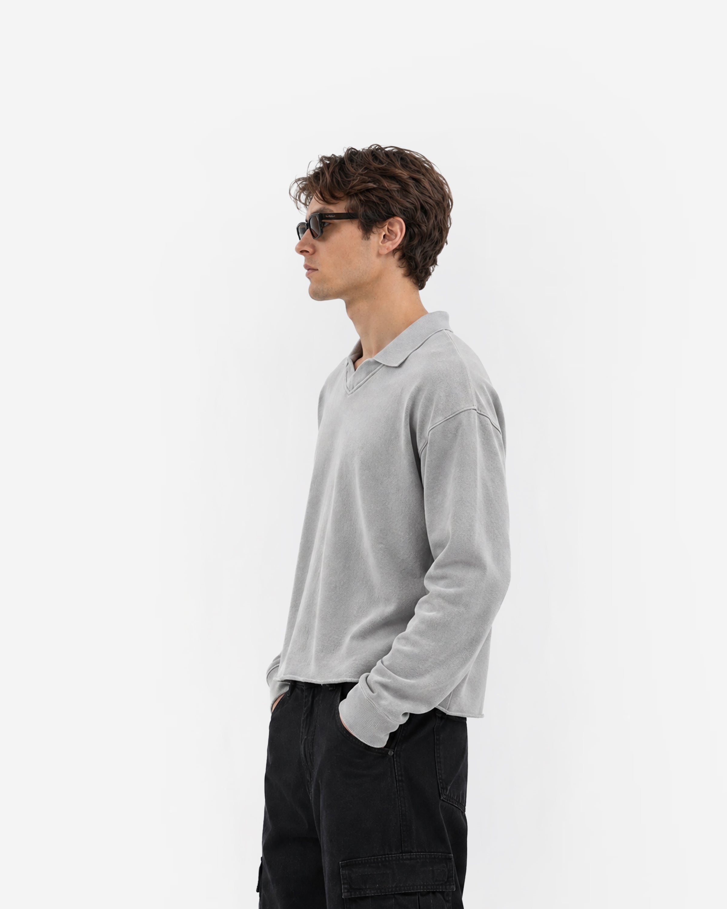 Raw Polo Sweatshirt