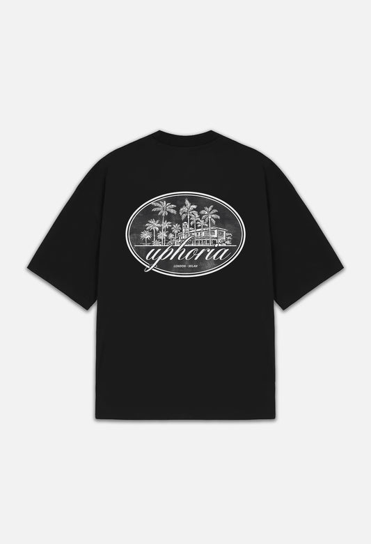 SUMMER RESORT TEE FADED BLACK