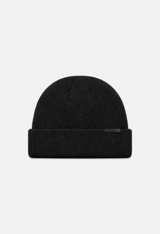 Two-Way Metal Tag Beanie